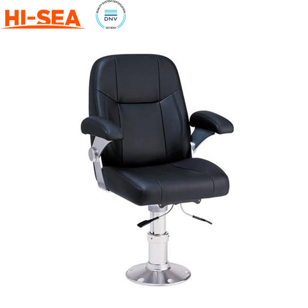 Pneumatic Height Adjustment Yacht Chair with Fixed Backrest